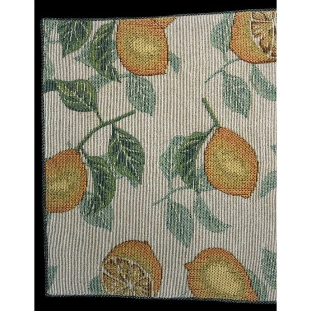 Lemons Placemats Tapestry Satin Backed 13x18